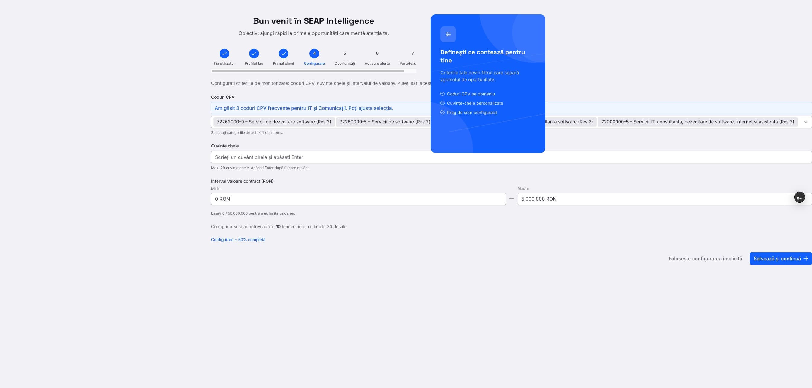 Flux onboarding SCOPO Intelligence